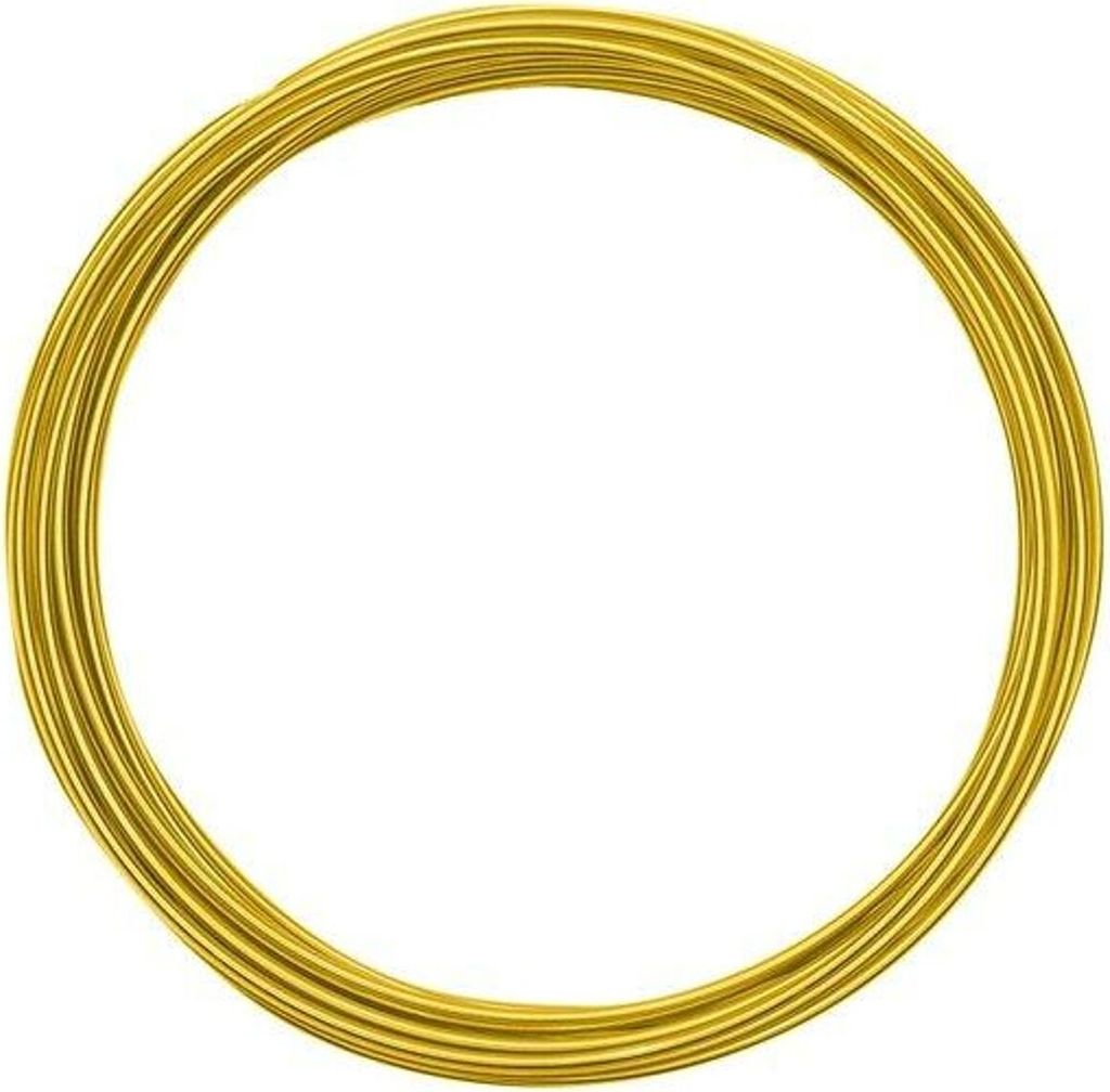Vaessen Creative | Aludraht 1,5mm 5m Sunny yellow