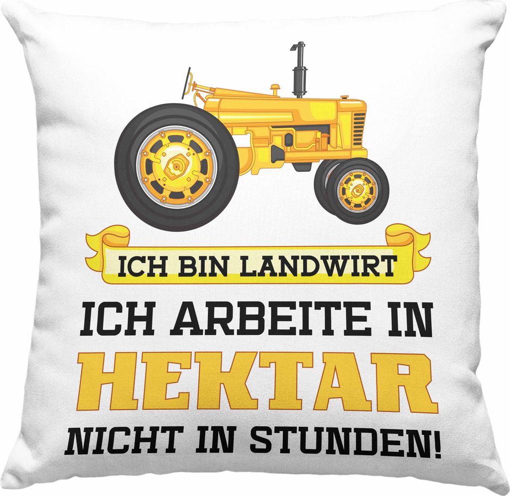 Trendation - Landwirt Geschenk Deko-Kissen mit Füllung Produktbild 