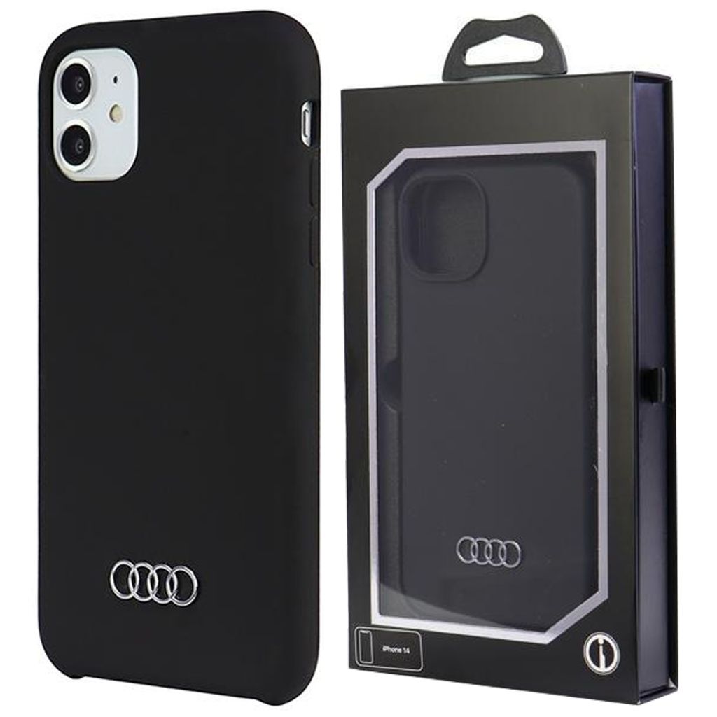 Audi Silikonhülle Für Iphone 14 - Schwarz Produktbild 