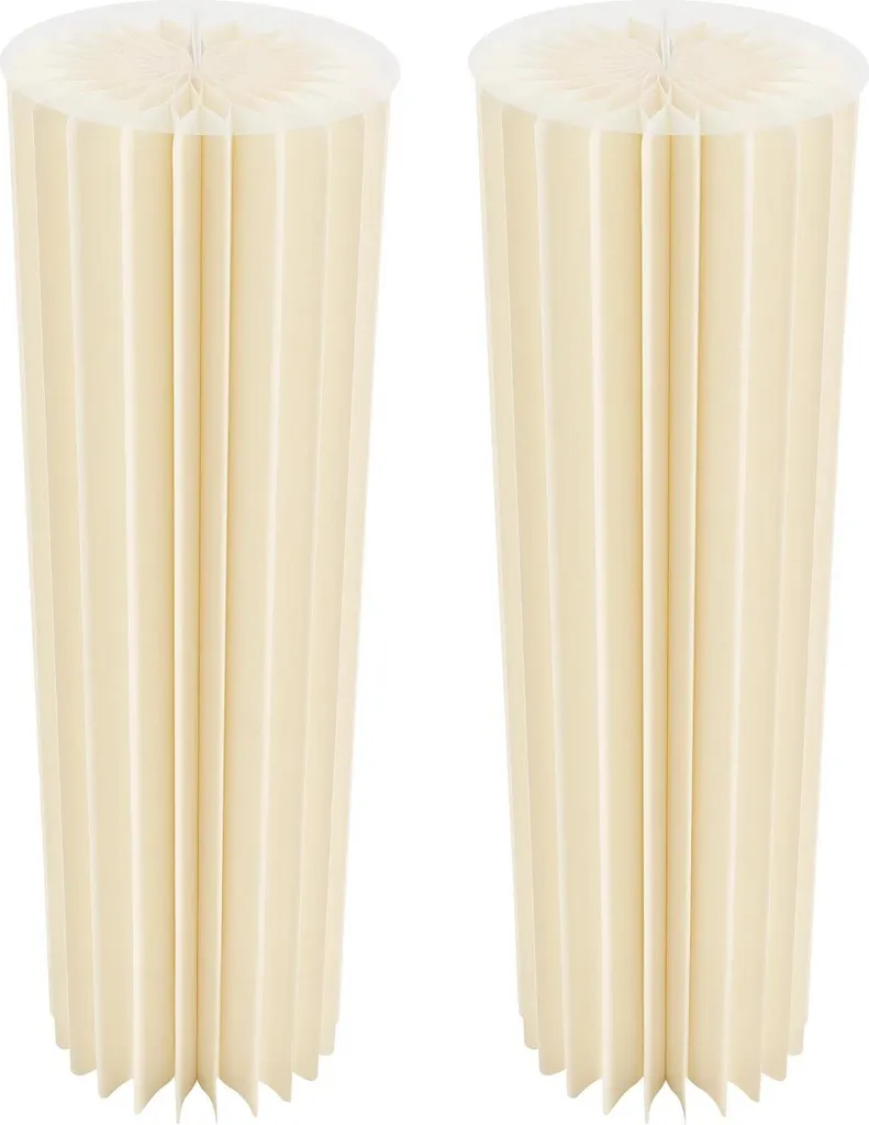 Coppia Colonne Portafiori Bianche 100cm | Arredo Eventi e Casa Modern
