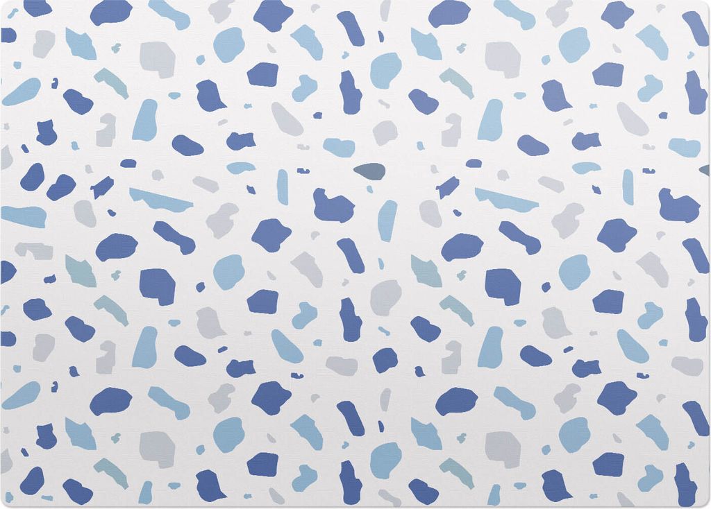 Abstrakte Flecken – Bodenschutzmatte – Rutschfest – Schutzmatte für Büro – Vinylmatte – Stuhlunterlage – 140 x 100 cm