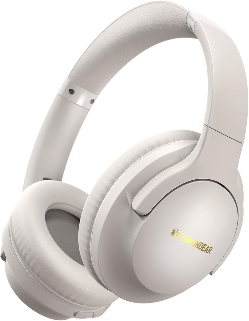 Faltbare Bluetooth Kopfhörer 80H Spielzeit Kopfhörer Kabellos mit 3 EQ Modi, Kabellose Kopfhörer mit Mikrofon, HiFi Stereo