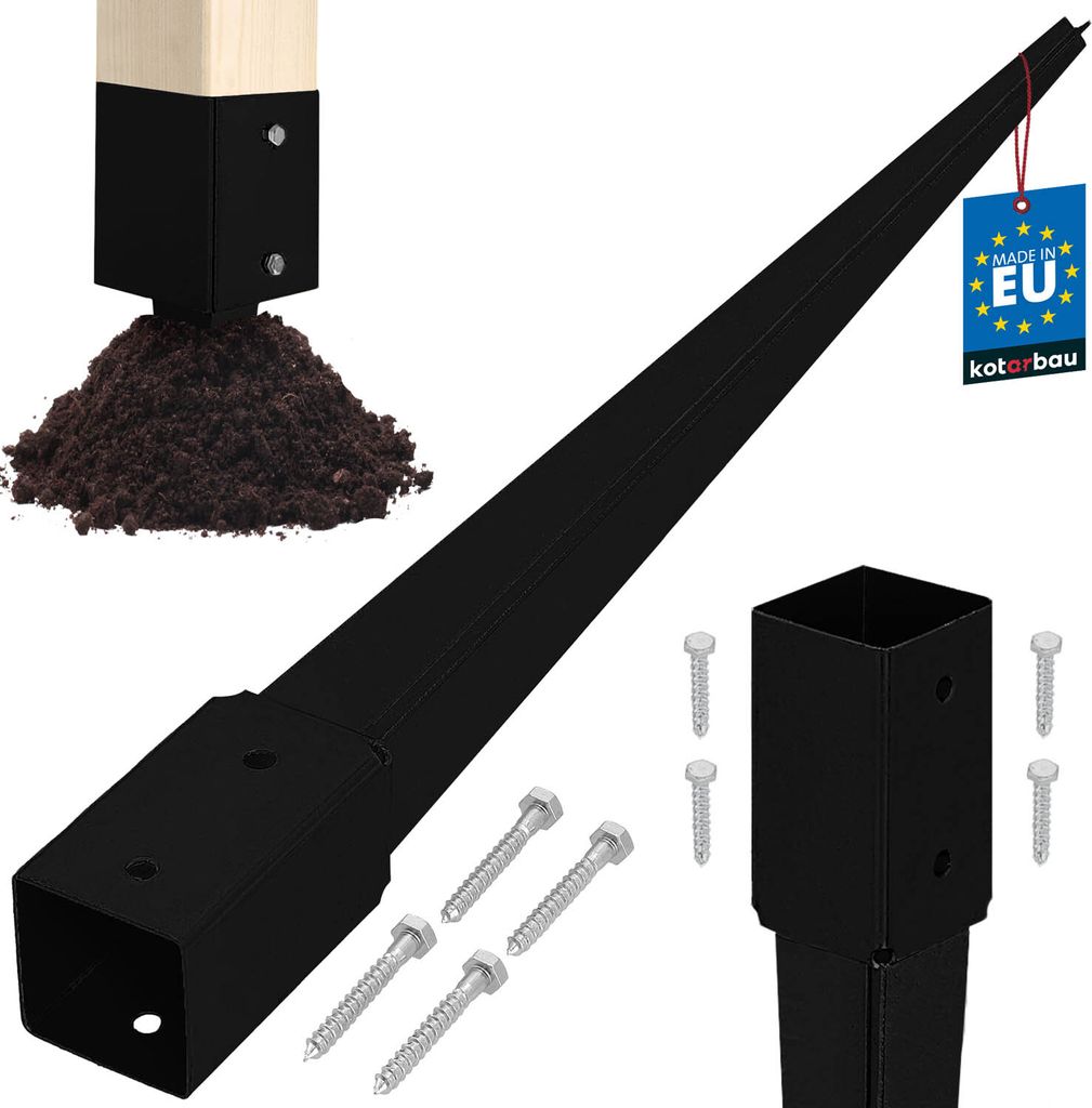 KOTARBAU® Pfostenträger zum Einschlagen 51x51x600mm Produktbild 