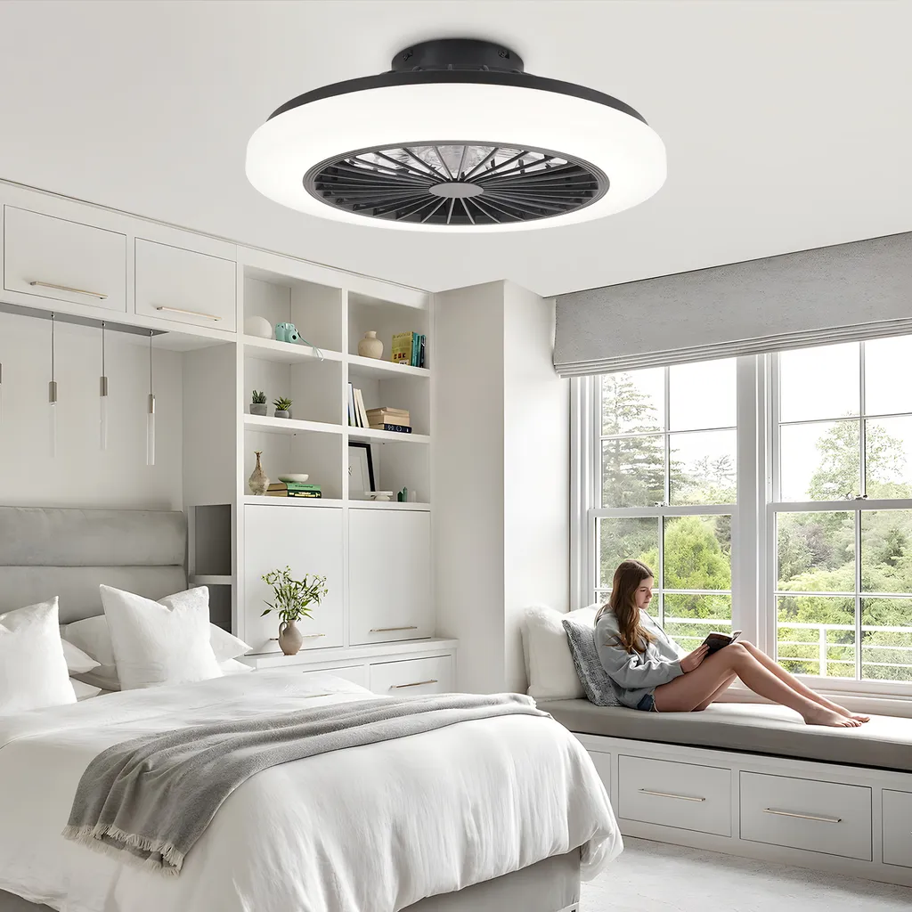 ZMH Ventilateur de Plafond avec Éclairage LED 40W et Télécommande - 7