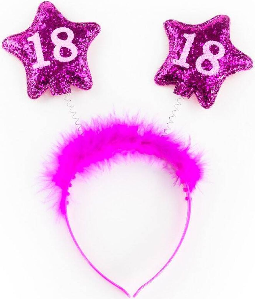 Oblique Unique Haarreif Haarreifen 18. Geburtstag Birthday Produktbild 