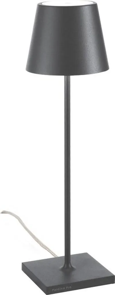 Poldina 230V Grigio Scuro: Lampada Design Dimmerabile Zafferano