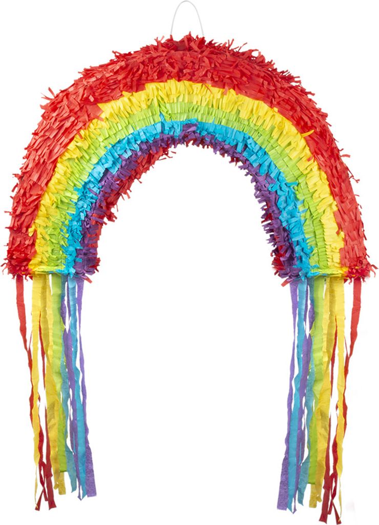 Piñata arc-en-ciel colorée 37 x 58 cm Image du produit 