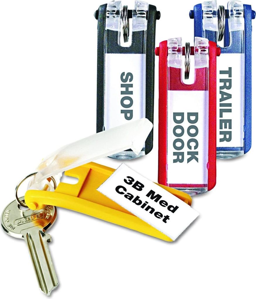 DURABLE Schlüsselanhänger KEY CLIP sortiert Großpackung 24 Stück