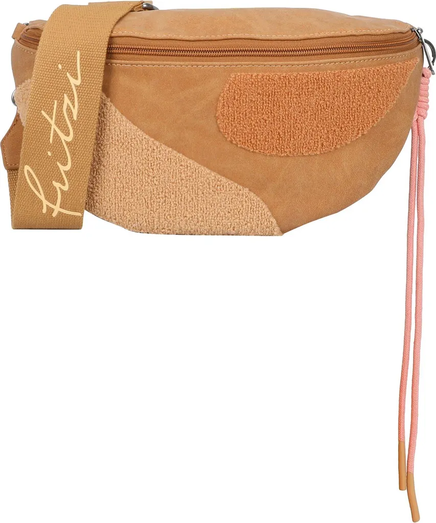Borsa a Tracolla Fritzi aus Preußen Limited Happy Flocked Soft Chestnut