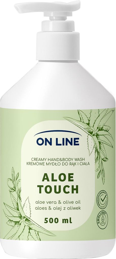 Mydło w płynie On Line Aloes i Oliwa 500 ml
