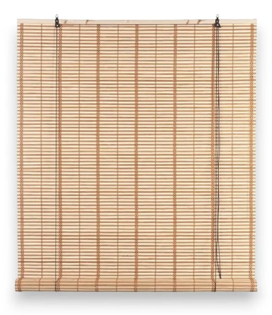 Store vénitien en bambou naturel pour décoration intérieure 100x160cm