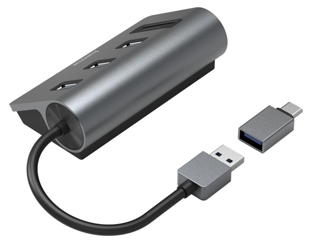 Hama 00200140, USB 3.2 Gen 1 (3.1 Gen 1) Type-A, Anthrazit, Produktbild 