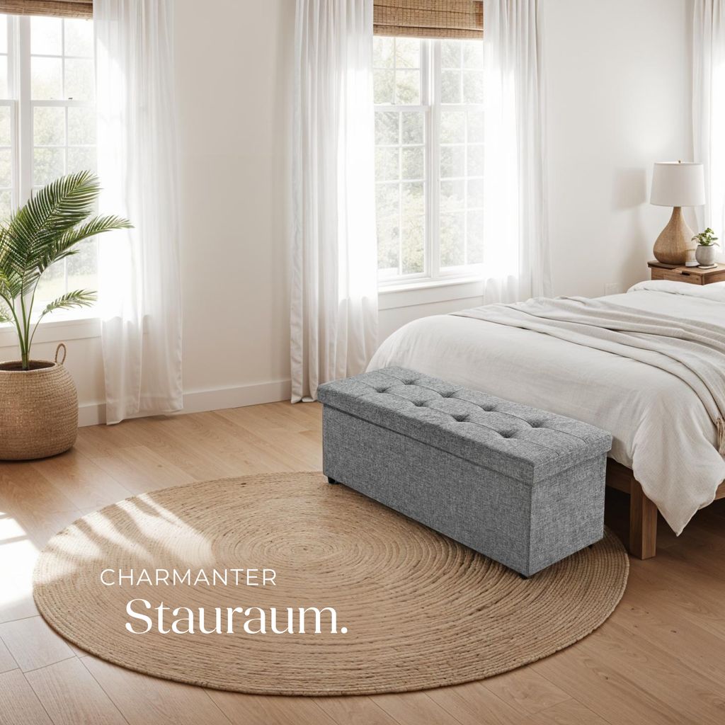 Sitzhocker mit Stauraum 110 x 38 x 38 cm Produktbild 7