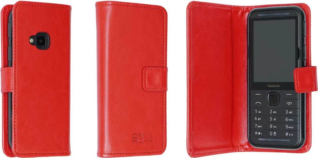 caseroxx Handy Hülle Tasche kompatibel mit Nokia 5310 (2024) Bookstyle-Case Wallet Case