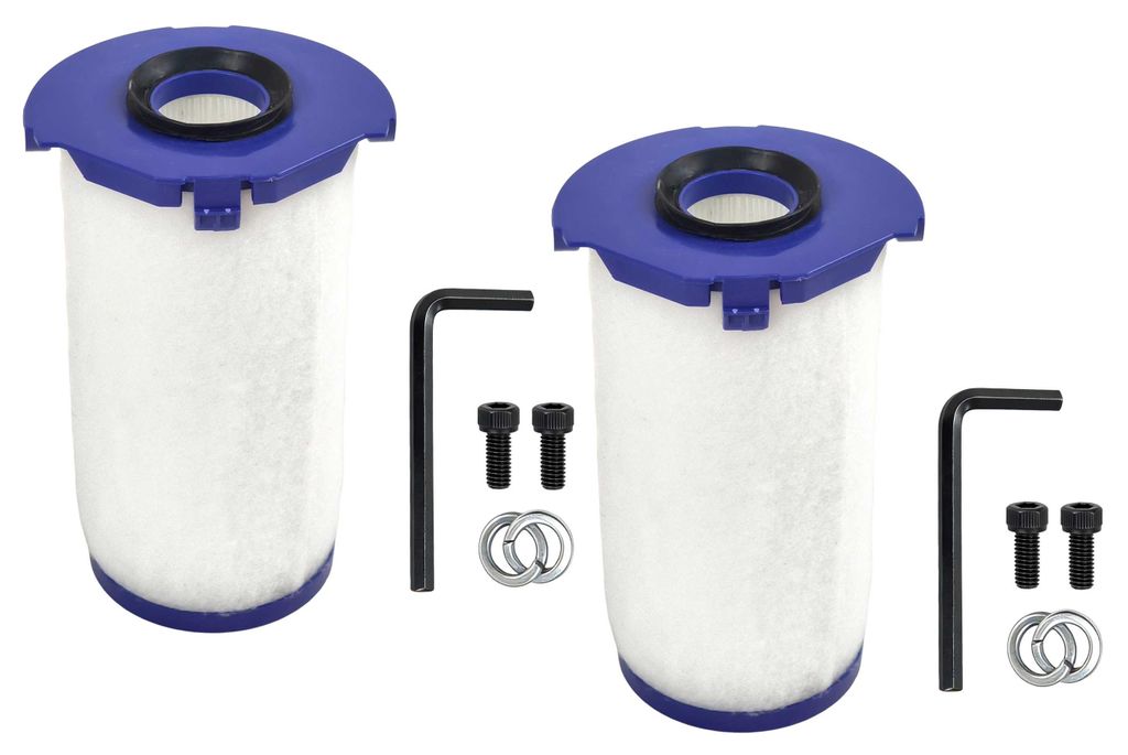 vhbw 2x HEPA Filter Ersatz für Dyson 970528-01 für Händetrockner - H13, Weiß Lila