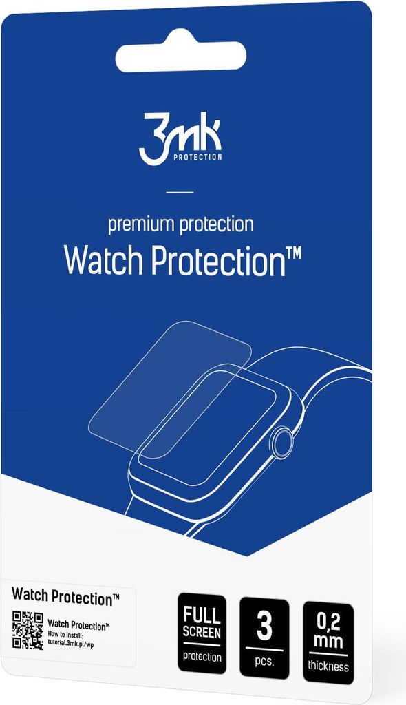 3mk Display Schutzfolie Watch Protection für Garett Kids eSIM 4G 0,2mm (3 Stück)