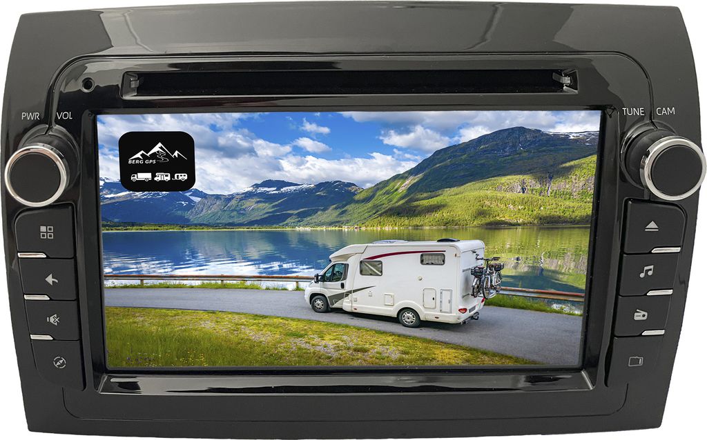 BergGPS BG-7000D 7-Zoll Fiat Ducato Navi Radio Camper Wohnmobile Navigation mit Carplay