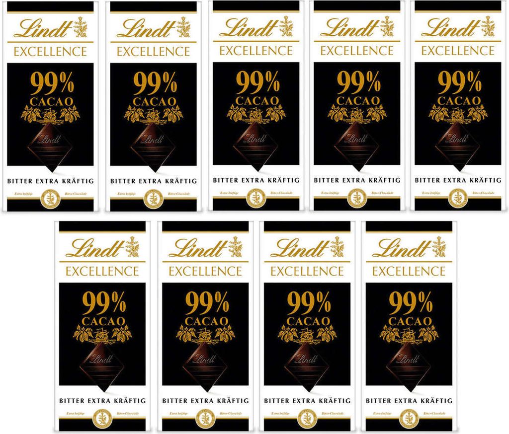 Lindt Excellence 99 per cento Cacao Amaro estremamente Immagine del prodotto 