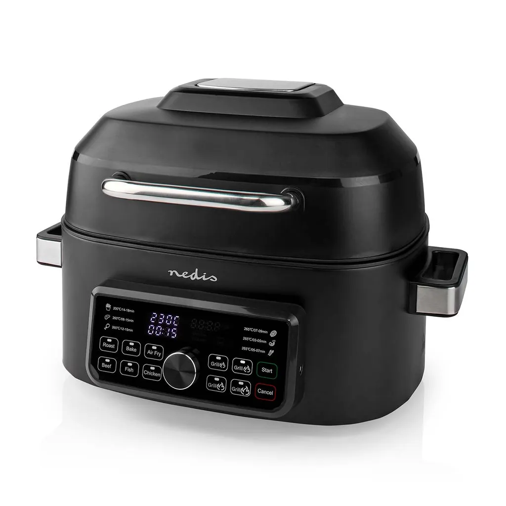 Friteuse sans Huile Air Fryer 6 Litres 1600W - Nedis KAAFG600BK Noir