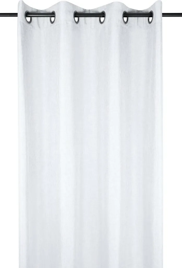 Rideau blanc BEA 140x280 cm STOF - Textile fluide et finitions soignées