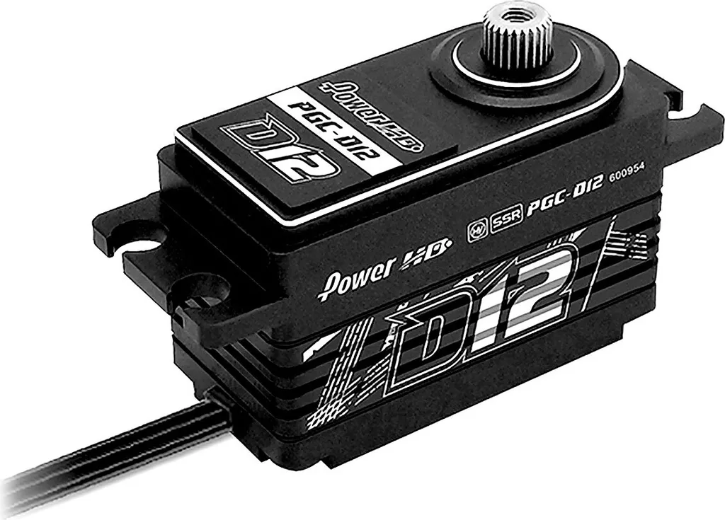 Servomoteur 12,5kg Power HD D12 HV Ultra Rapide 0,059s Boîtier Alu CNC