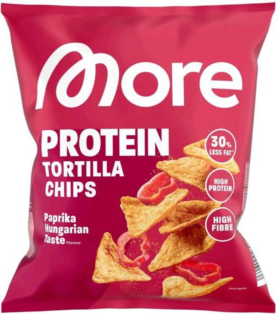 More Protein Tortilla Chips Paprika Hungarian Taste 50g Produktbild 