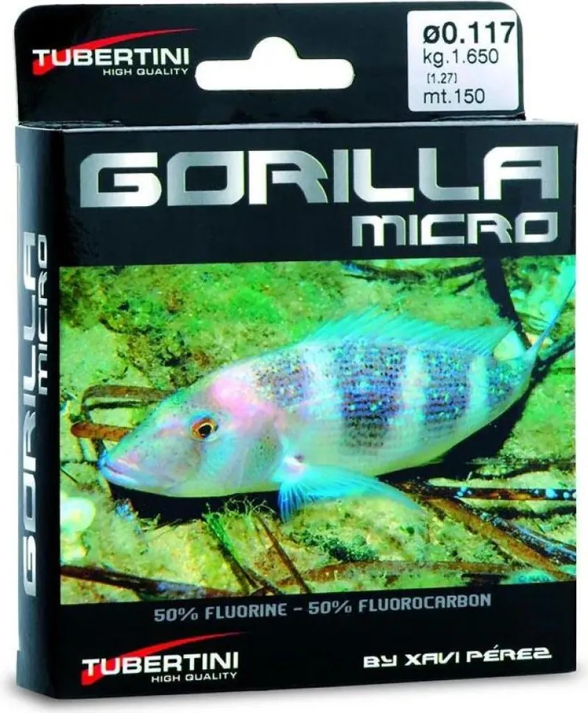 Fluorocarbone Invisible 150 M Tubertini Gorilla Micro 0.464mm Fort