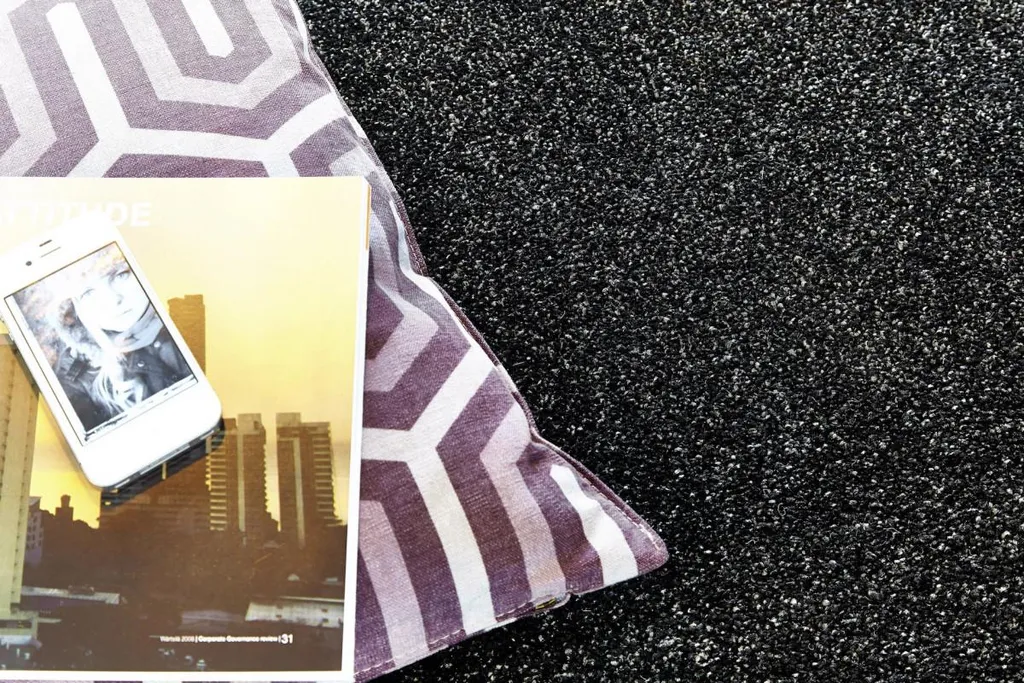 Tapis Astra Samoa 140x200 Anthracite : Design Modèle 001 Résistant - 3