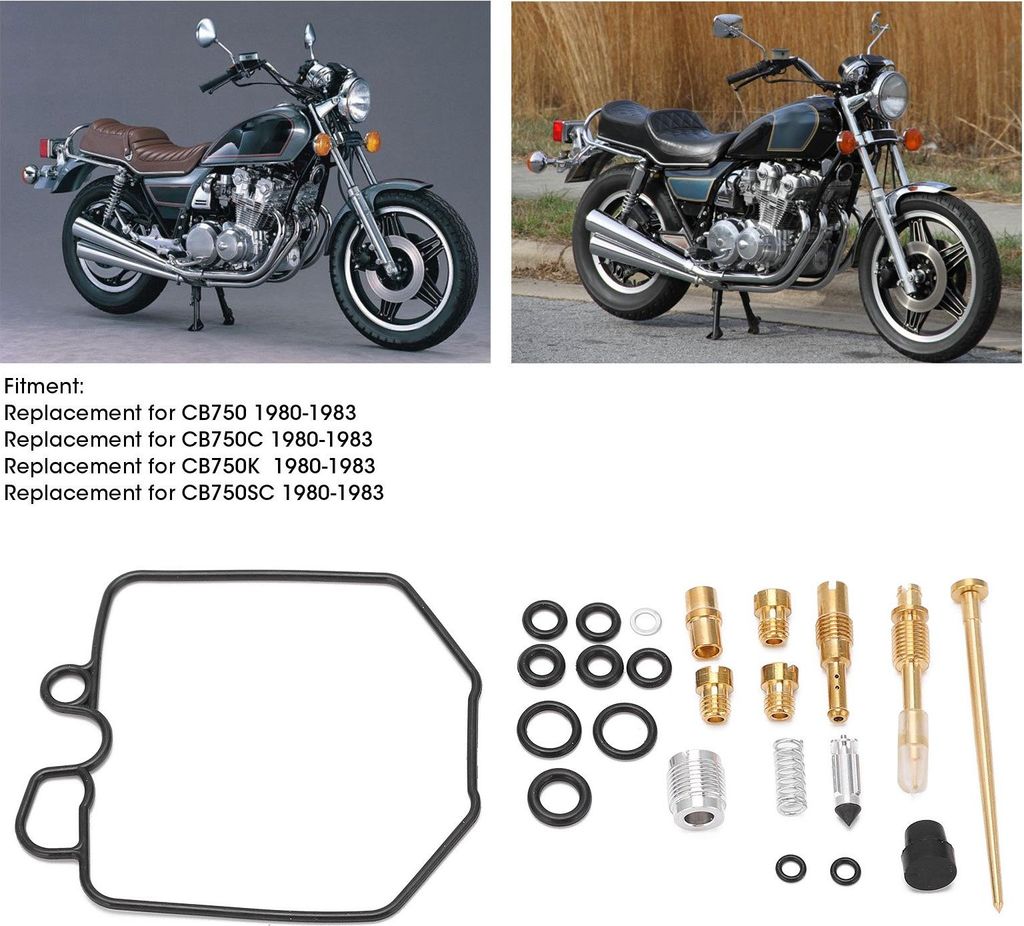 Motorrad-Vergaser-Reparatursatz, Motorrad-Zubehör, Ersatz für CB750 CB750C CB750K CB750SC 1980-1983