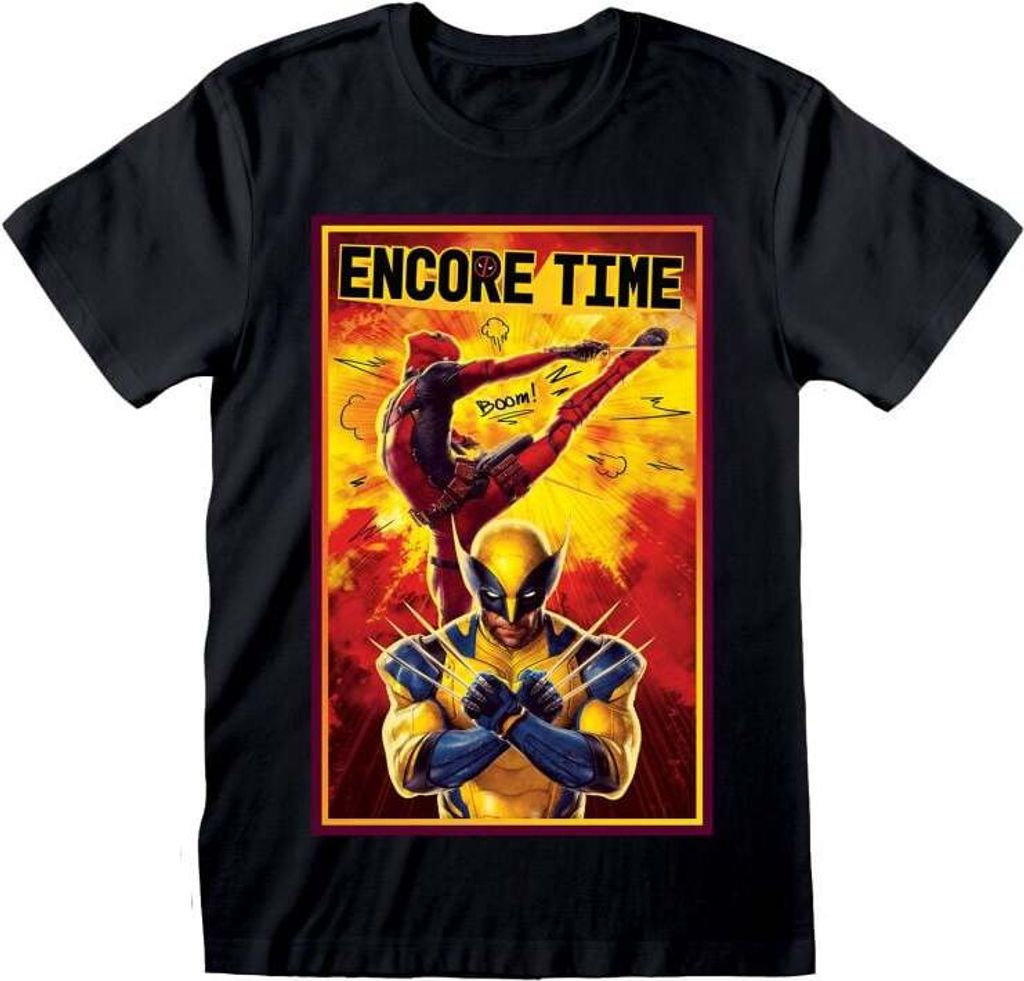 Deadpool 3 - Encore Time - Black T-Shirt - Größe XL