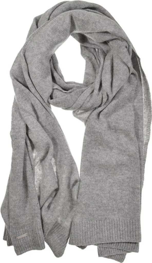 Grande écharpe Seeberger 100% cachemire maille fine et finitions luxe