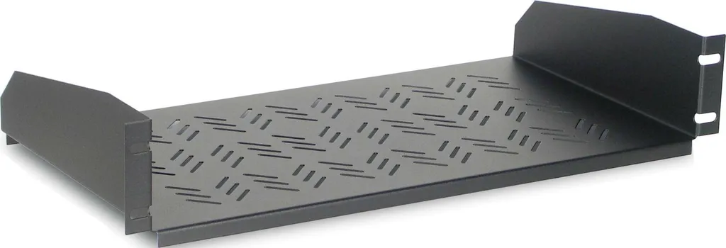 Tablette de rack 19 pouces noire Enoc 370T avec fixation robuste MHF