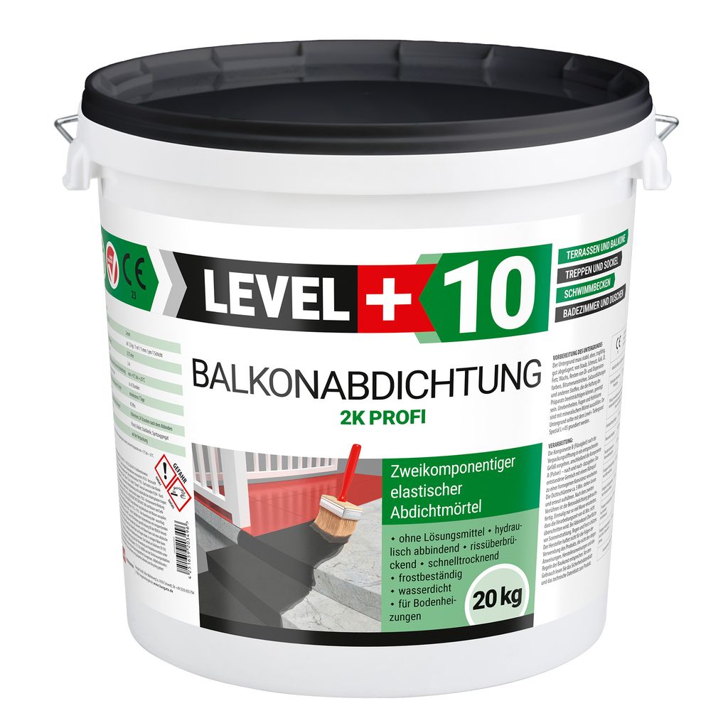 Zaprawa uszczelniająca Level+ BALKONABDICHTUNG 2K L+10 - 20 Zdjęcie produktu 