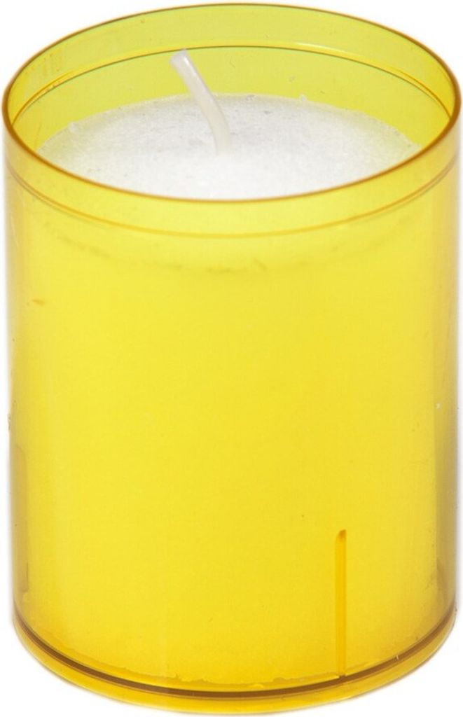 Sovie® Refill Kerzen in Gelb 24 Stück im Tray - Brenndauer Produktbild 