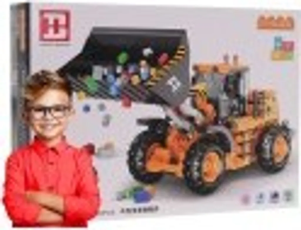 Bulldozer R/C Constructive Clocks - Finis les Jouets qui se Cassent