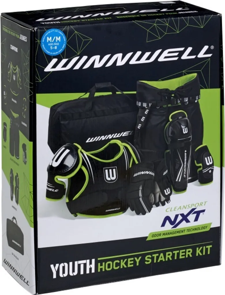 Kit de Protection Hockey Enfant Winnwell YTH Kit Complet Taille S