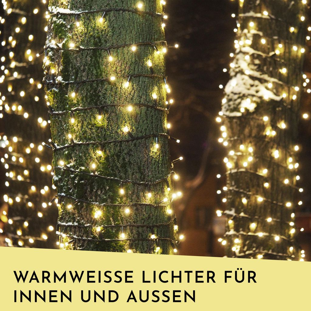 Nordstern LED Büschel Lichterkette Warmweiß 560 LEDs