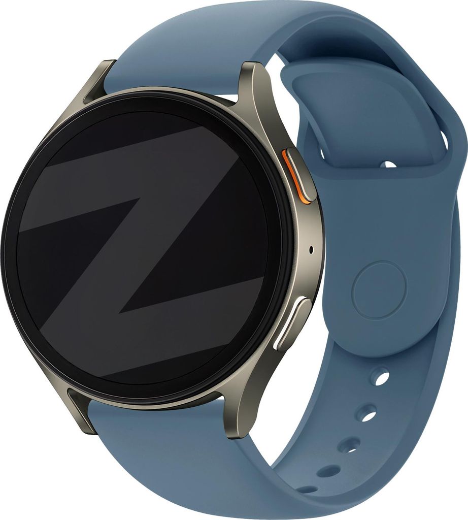 Bandz Universal 22mm Sportarmband „Easy Fit“ Blau – Atmungsaktives Ersatzband kompatibel mit Samsung Galaxy Watch, Huawei GT, Amazfit, Polar,...