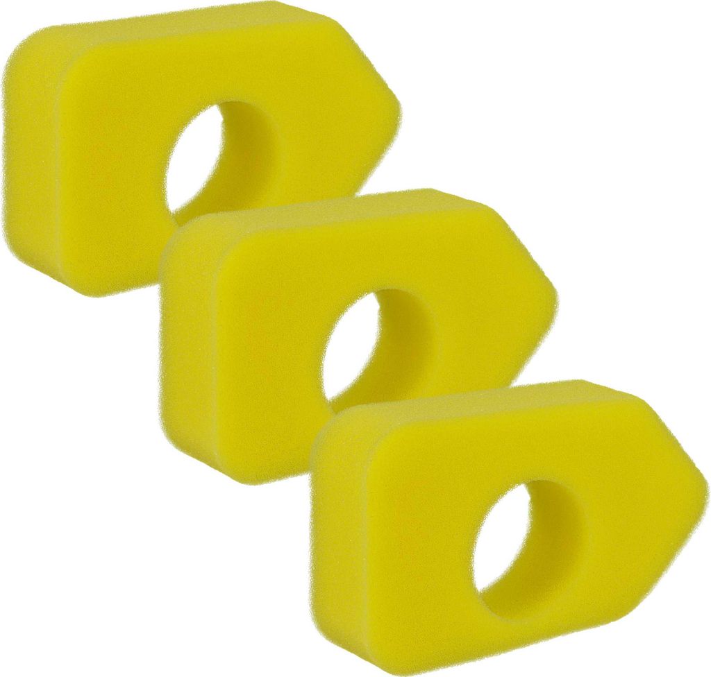 vhbw 3x Filter kompatibel mit Stiga Collector 48 B Rasenmäher - 13 x 11 x 1,9 cm