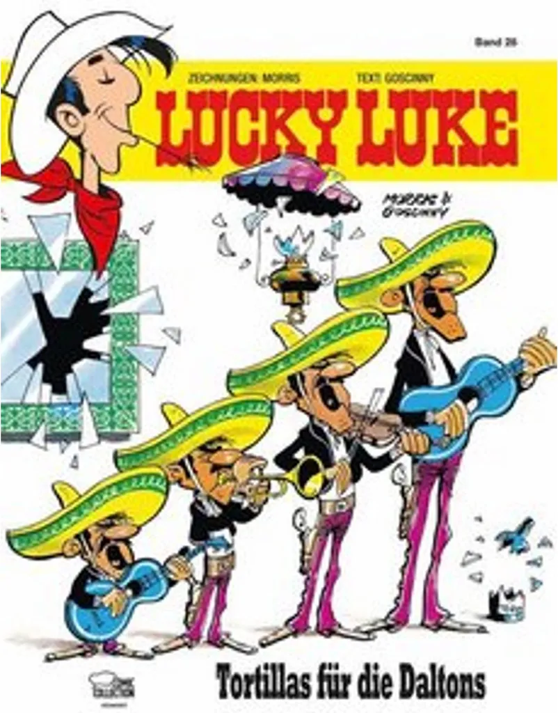 Album BD Lucky Luke 28 Tortillas Dalton Morris Goscinny - Cartonné