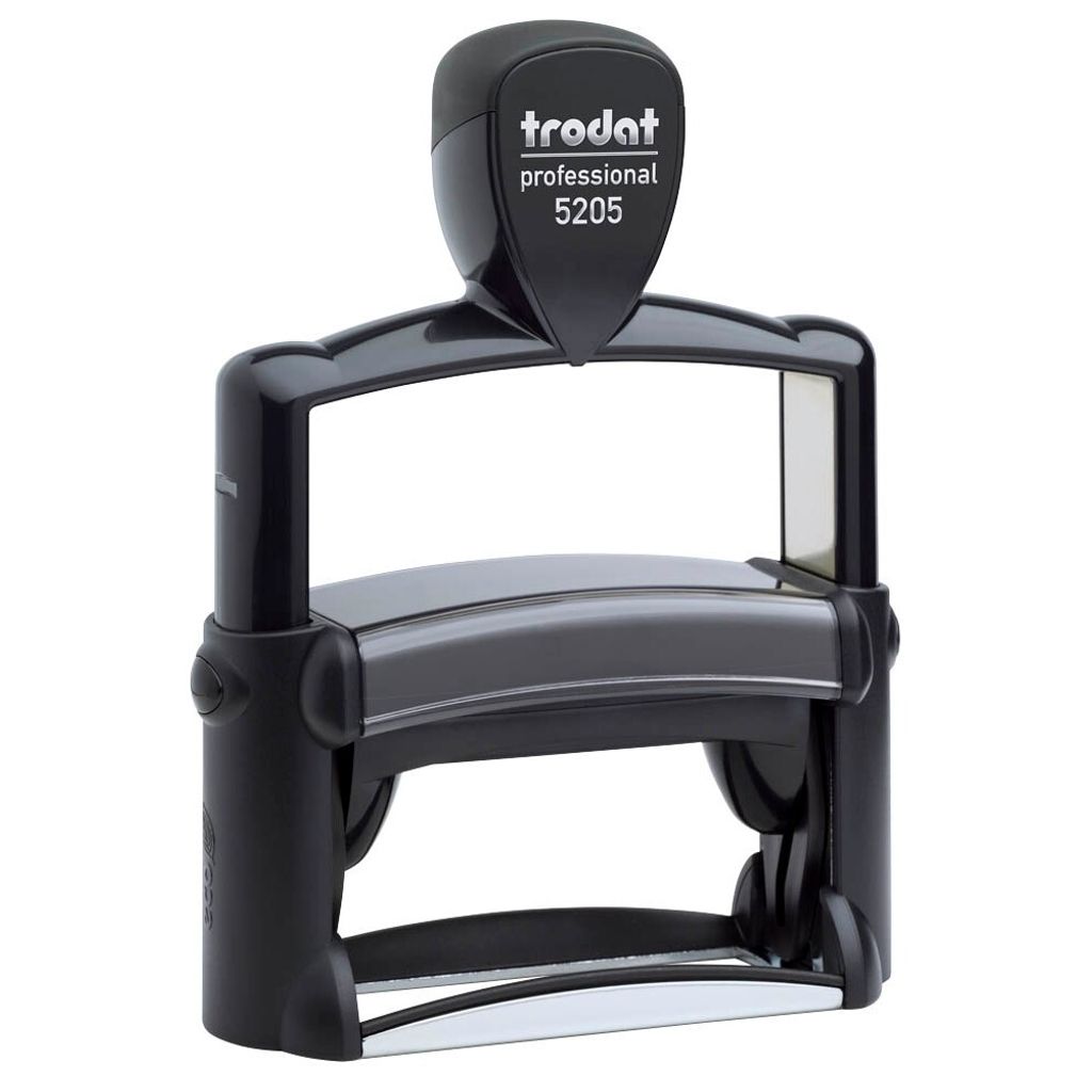trodat Textstempel, individualisierbar 5205 selbstfärbend schwarz mit Logo