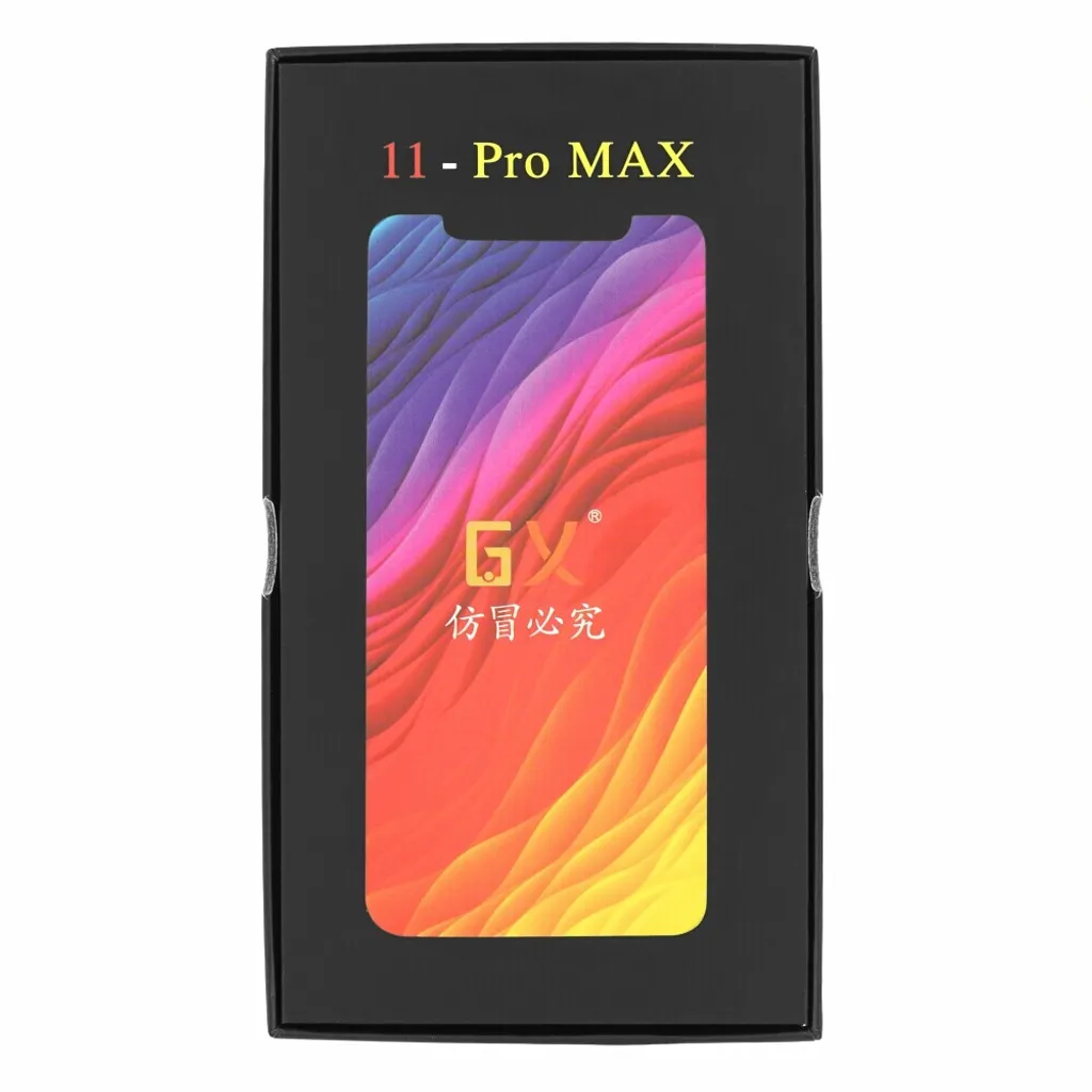 Bloc Écran pour iPhone 11 Pro Max OLED avec vitre tactile complète noir