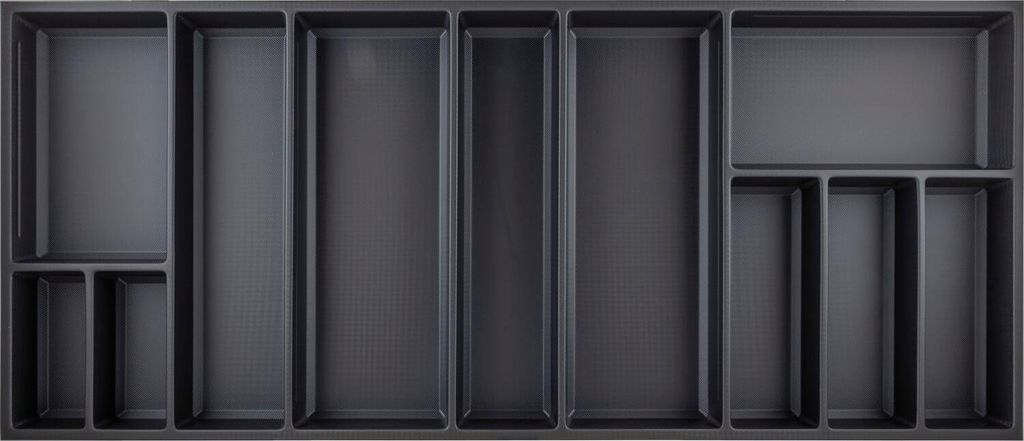 Agoform Besteck Organizer Sky Besteckeinsatz 1020x53x473 Kunststoff schwarz
