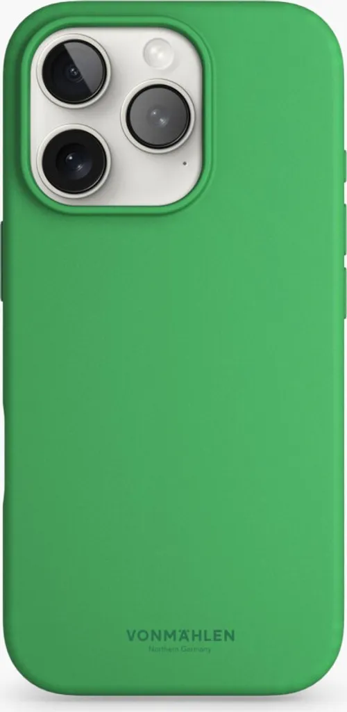 Étui Antidérapant iPhone 16 Pro Max Silicone Vonmählen Vert Anti-Choc