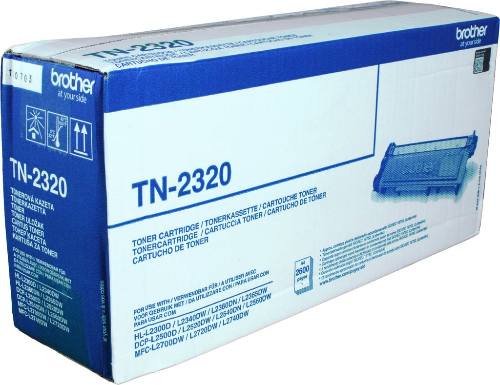Brother TN-2320, 2600 Seiten, Schwarz, 1 Stück(e) Produktbild 