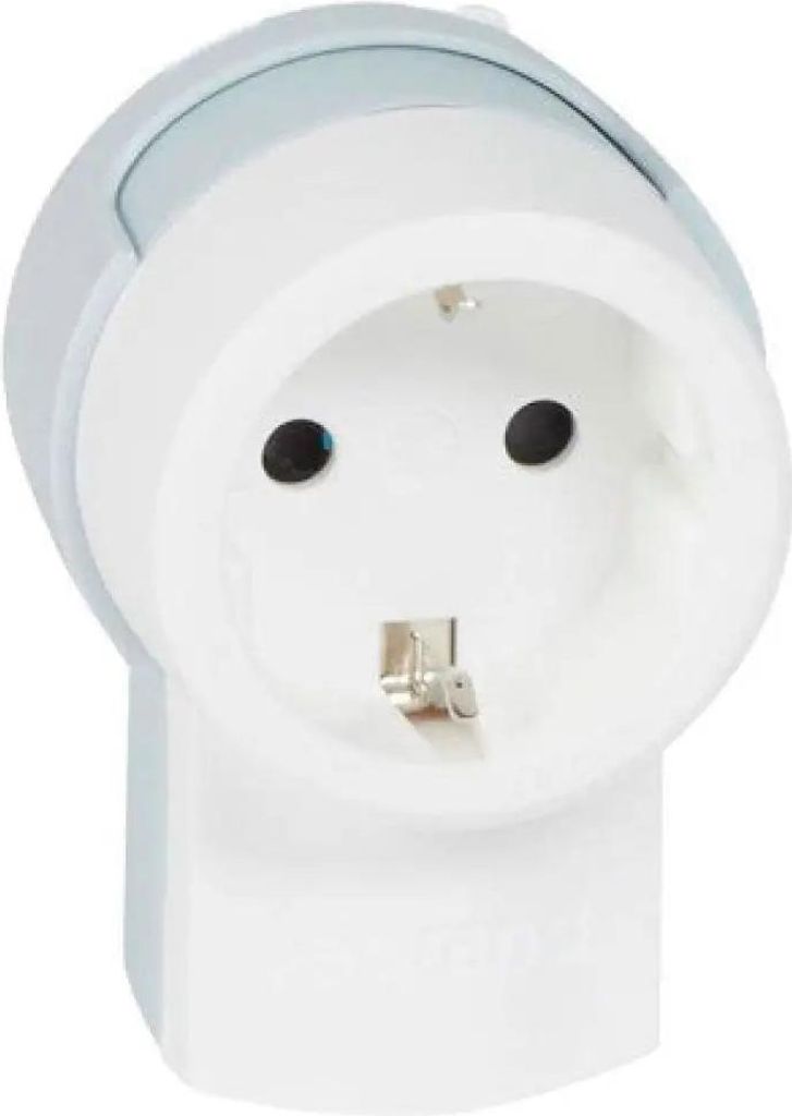 Kupplung 2P+E mit Legrand Wandhalterung