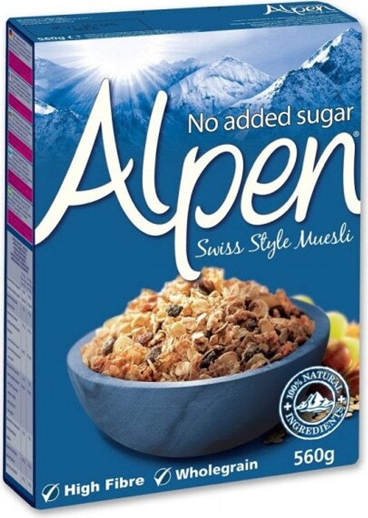 Weetabix Alpské müsli bez cukru 560 g Obrázok produktu 