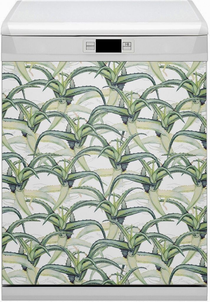 Magnet für Spülmaschine Abwaschbar 60x80 cm Magnet für Spülmaschine Magnetmatte Nachbildung - Bild Aloe