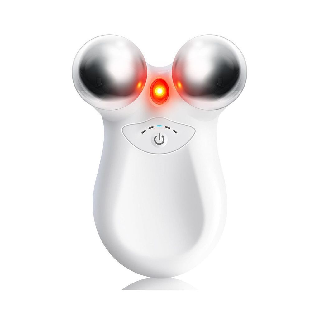 Mikrodermabrasionsgerät Rotlicht-Mikrostrom-Gesichtsinstrument, Mikrostrom