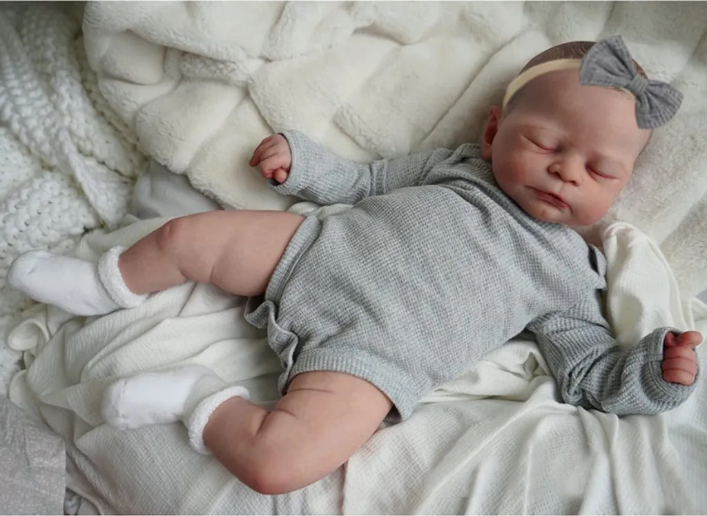 Bébé Reborn 50cm avec Peau 3D et Veines - Jouet Réaliste pour Enfants